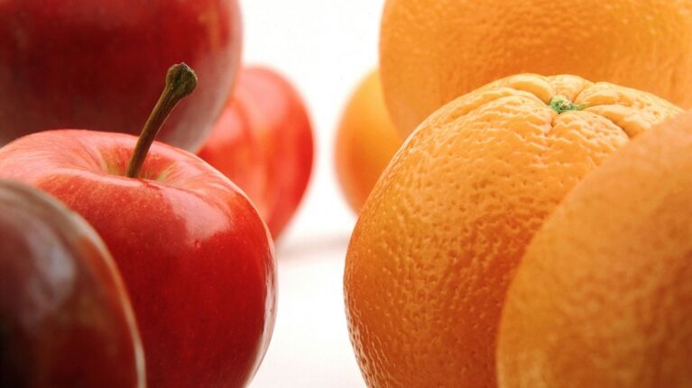 jabuke i naranče za japansku prehranu
